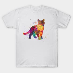 American shorthair in watercolor T-Shirt